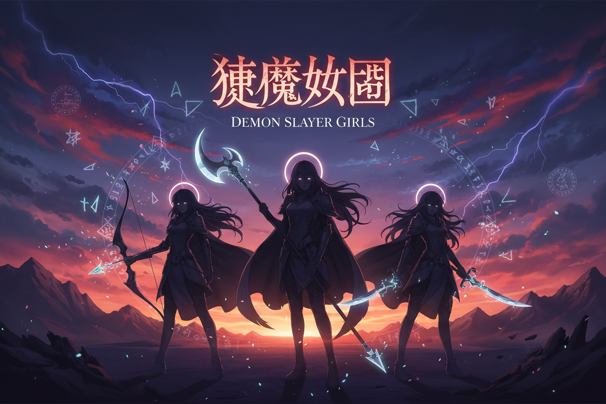 獵魔女團系列背景图